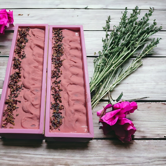 Rose and Lavender Body Bar with rice milk