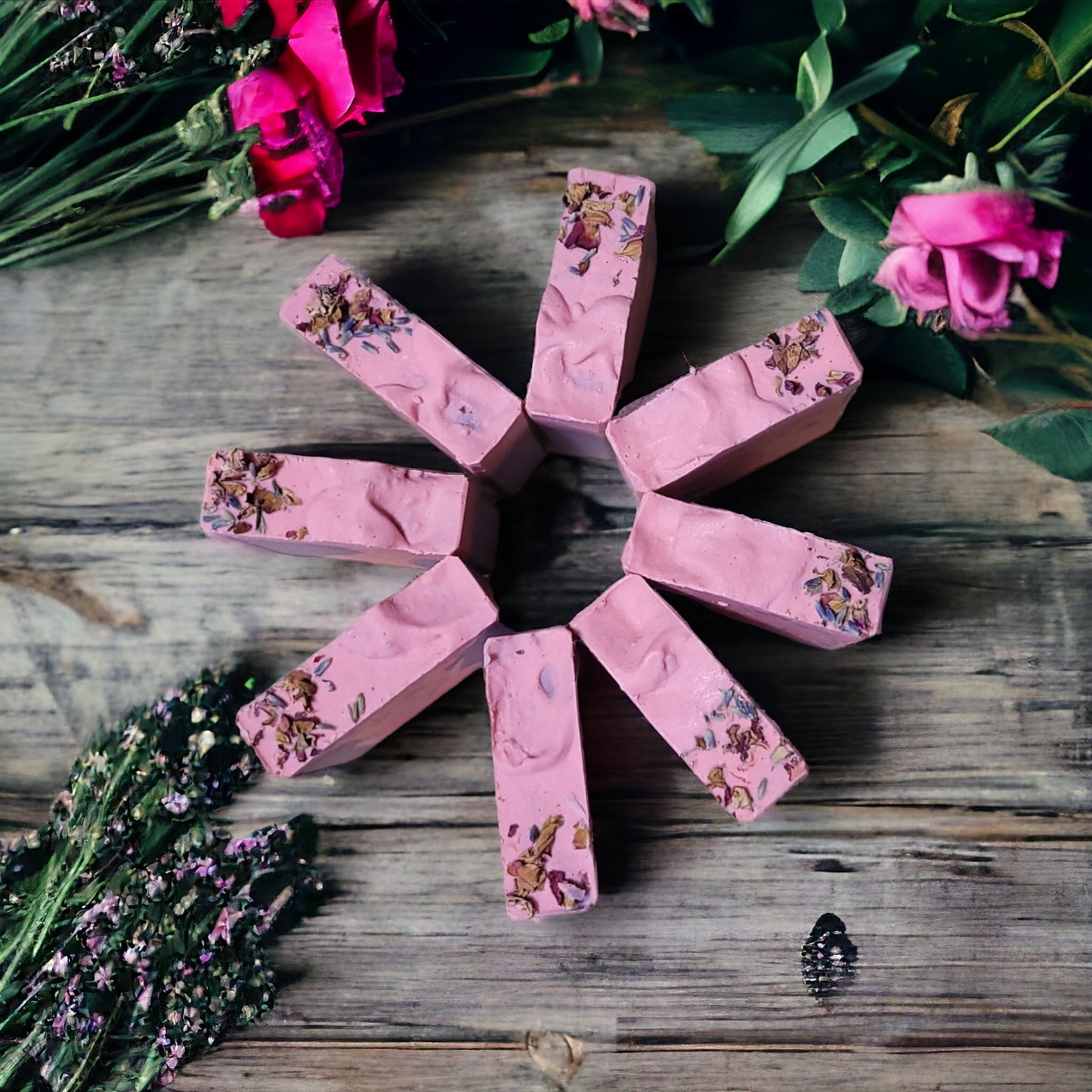 Rose and Lavender Body Bar with rice milk