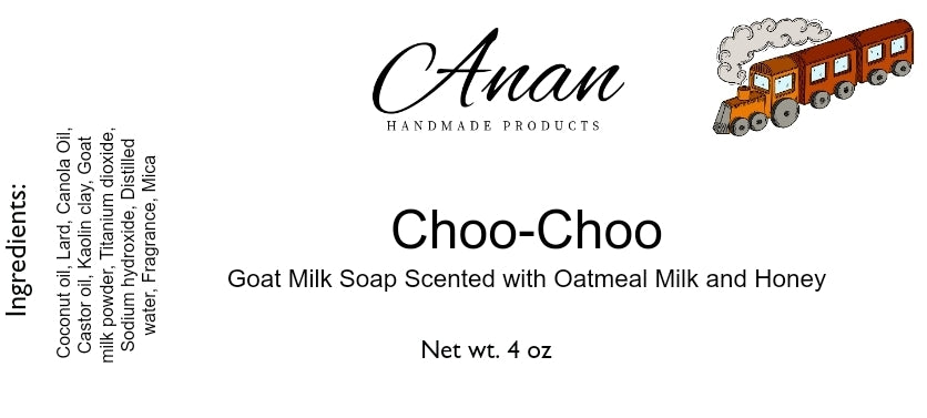 Choo-Choo Goat Milk Soap